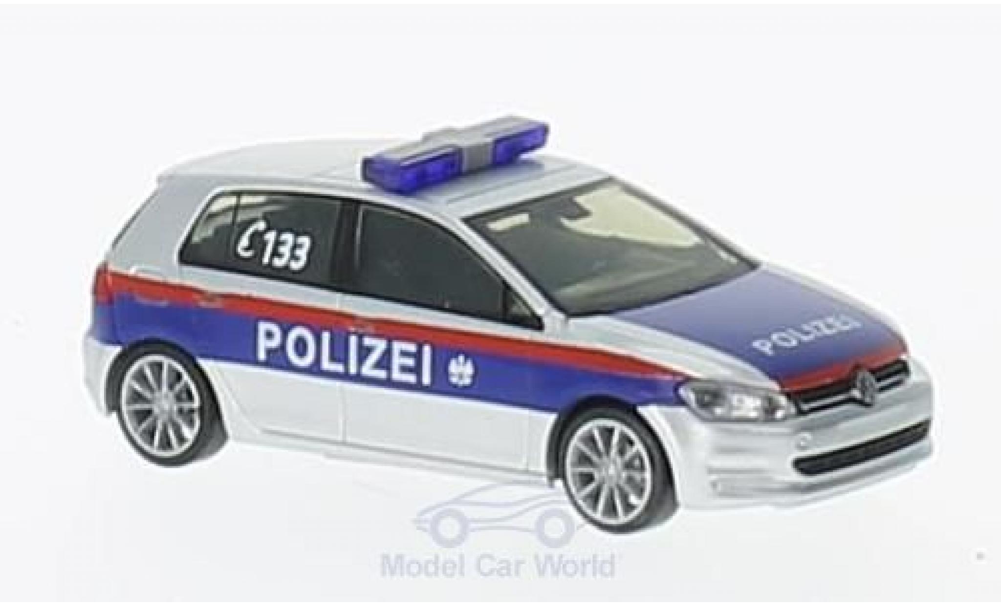 Volkswagen Golf VII 1/87 Rietze VII Polizei Österreich (A) modellino in miniatura