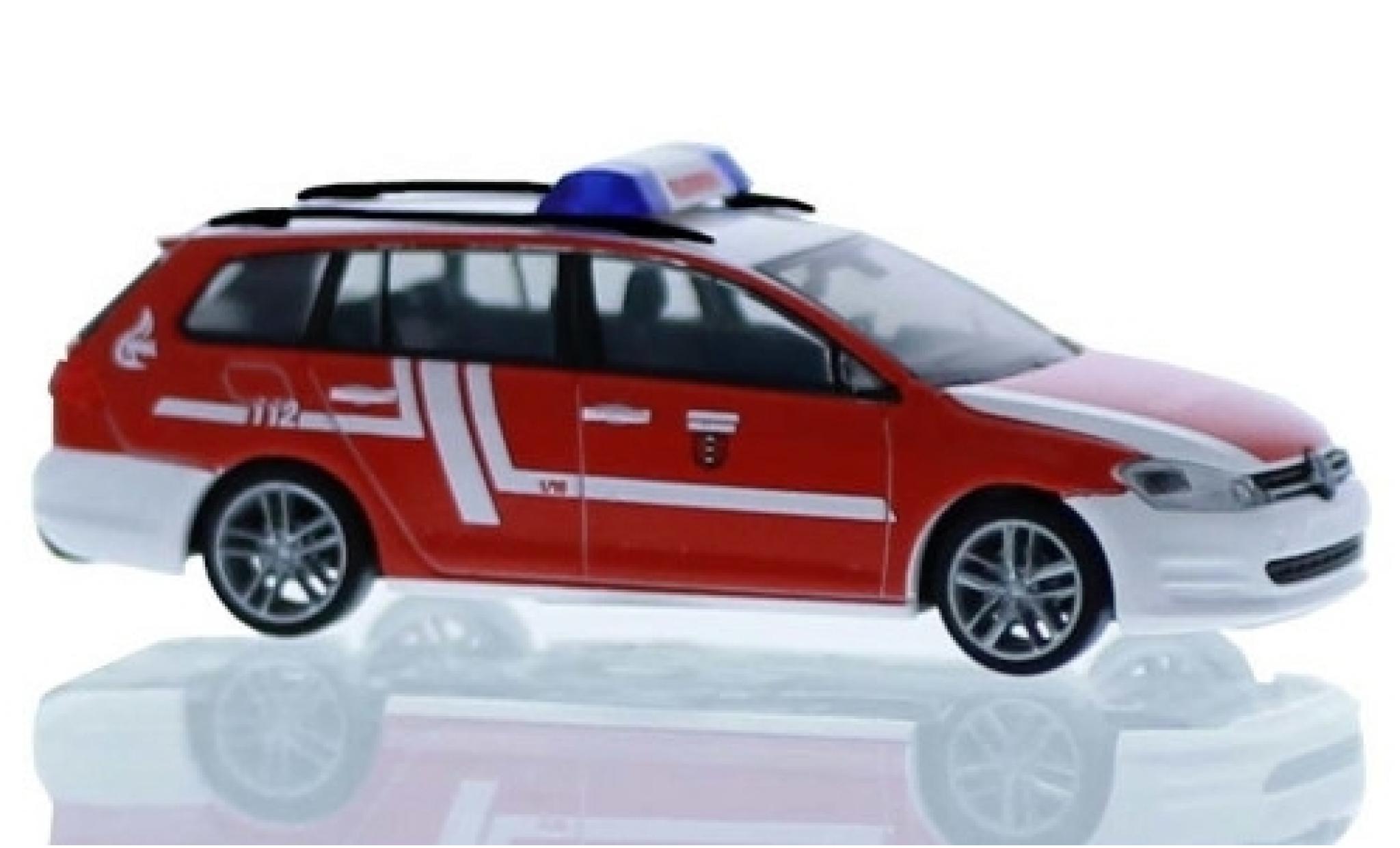 Volkswagen Golf 1/87 Rietze VII Variant Feuerwehr Fellbach modellino in miniatura