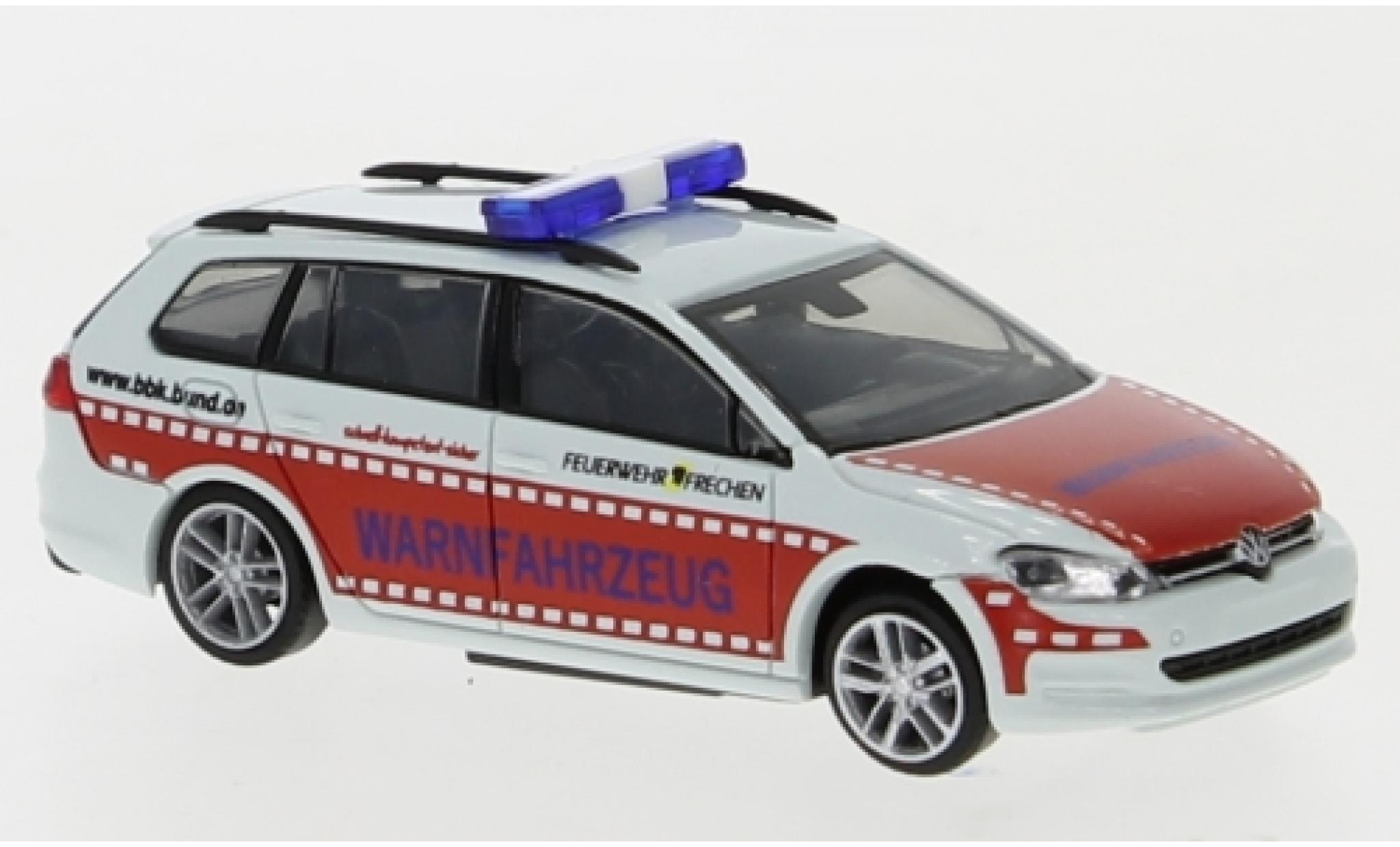 Volkswagen Golf 1/87 Rietze VII Variant Feuerwehr Frechen - Warnfahrzeug modellino in miniatura