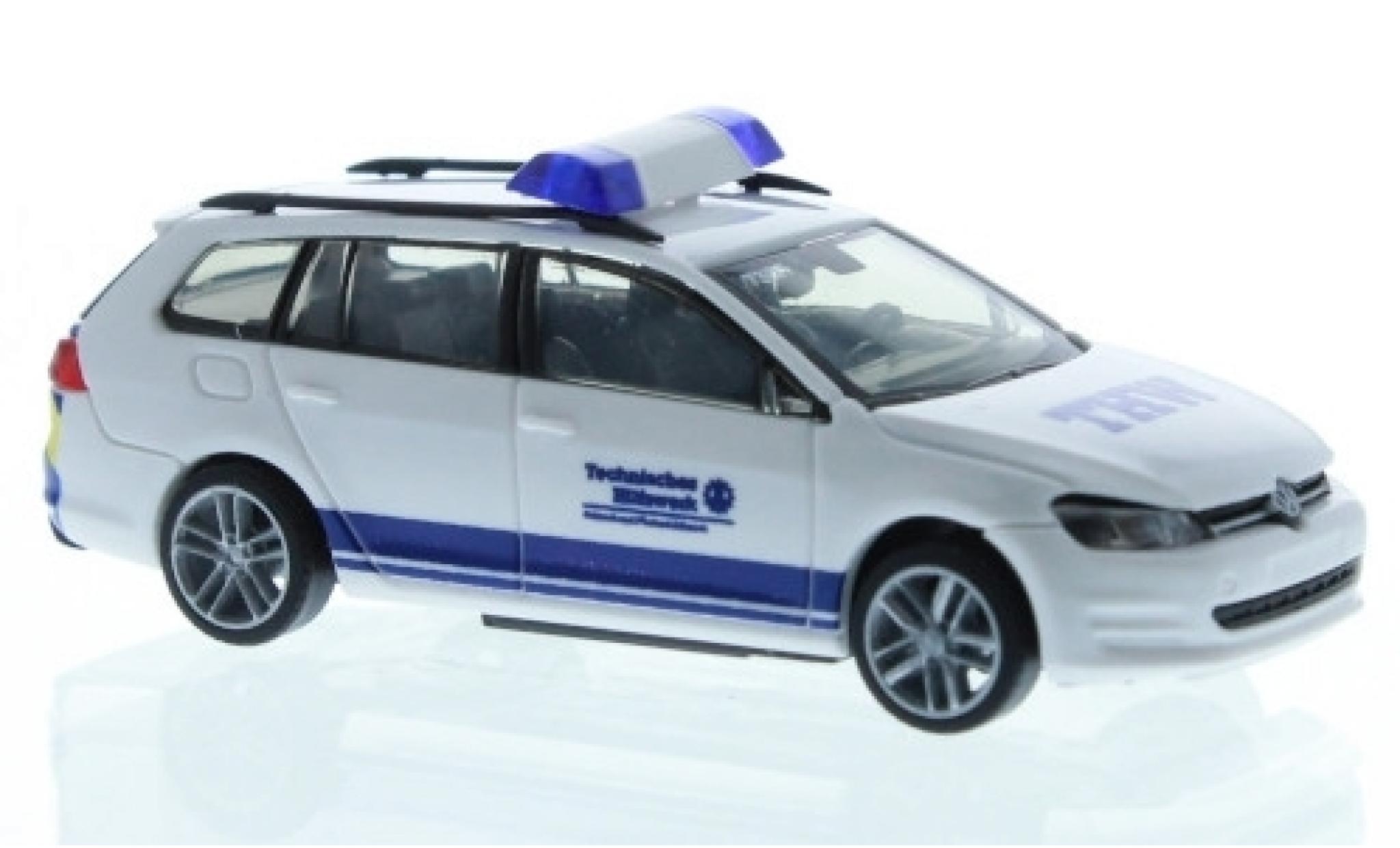 Volkswagen Golf 1/87 Rietze VII Variant THW Fürstenfeldbruck modellino in miniatura