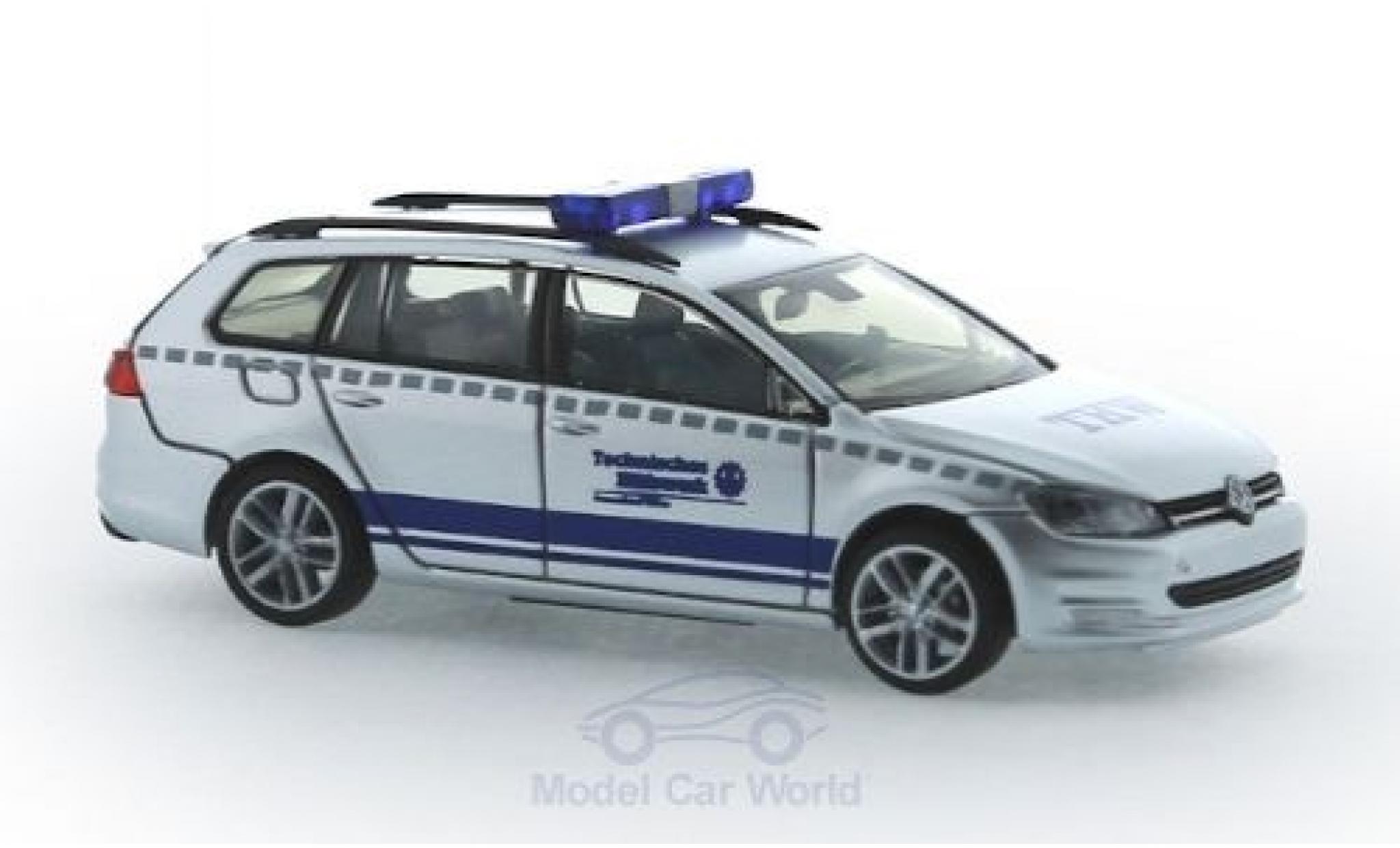 Volkswagen Golf 1/87 Rietze VII Variant THW Witten modellino in miniatura