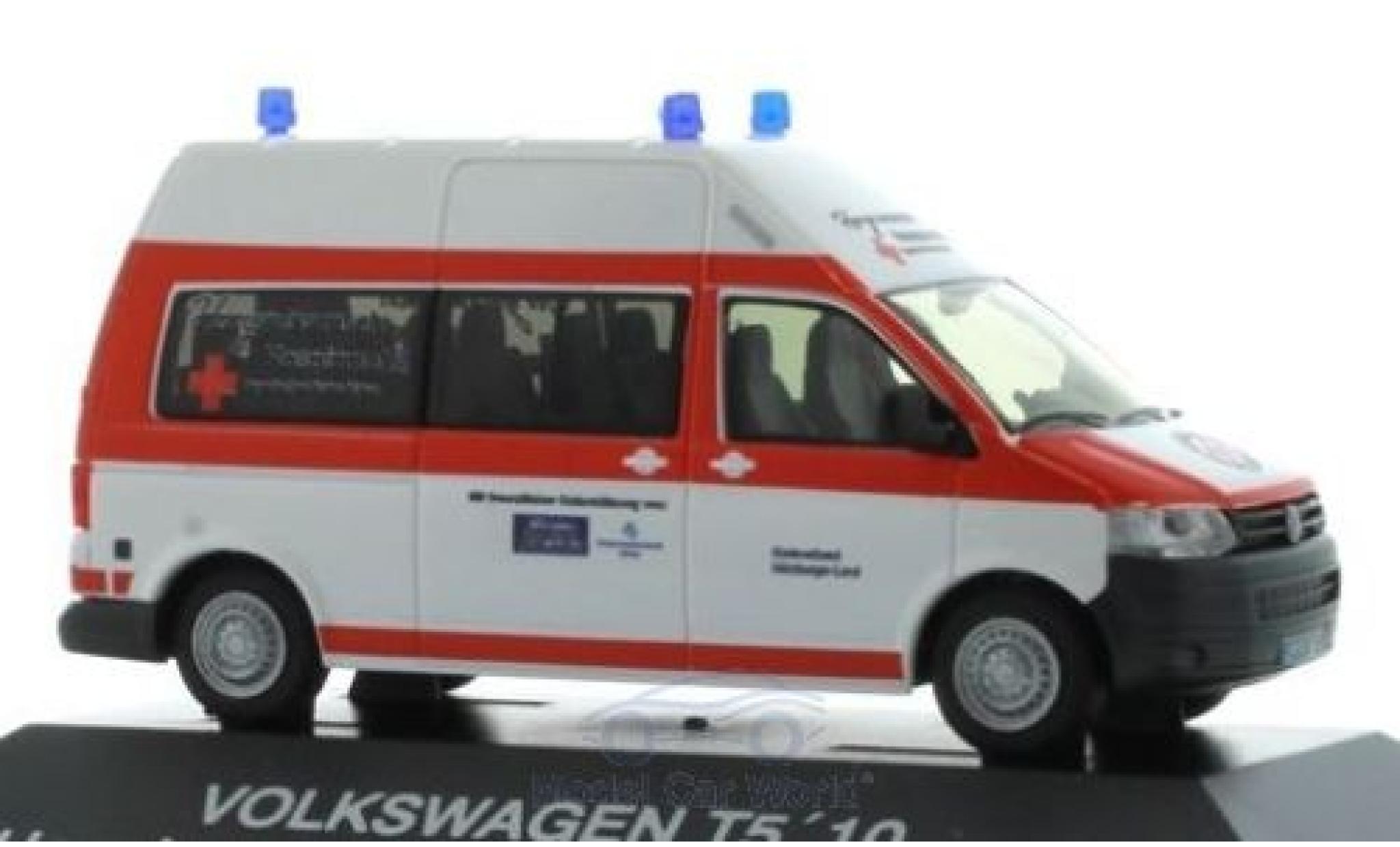 Volkswagen T5 1/87 Rietze BRK-Hospizmobil KV Nürnberger Land 2010 modellino in miniatura