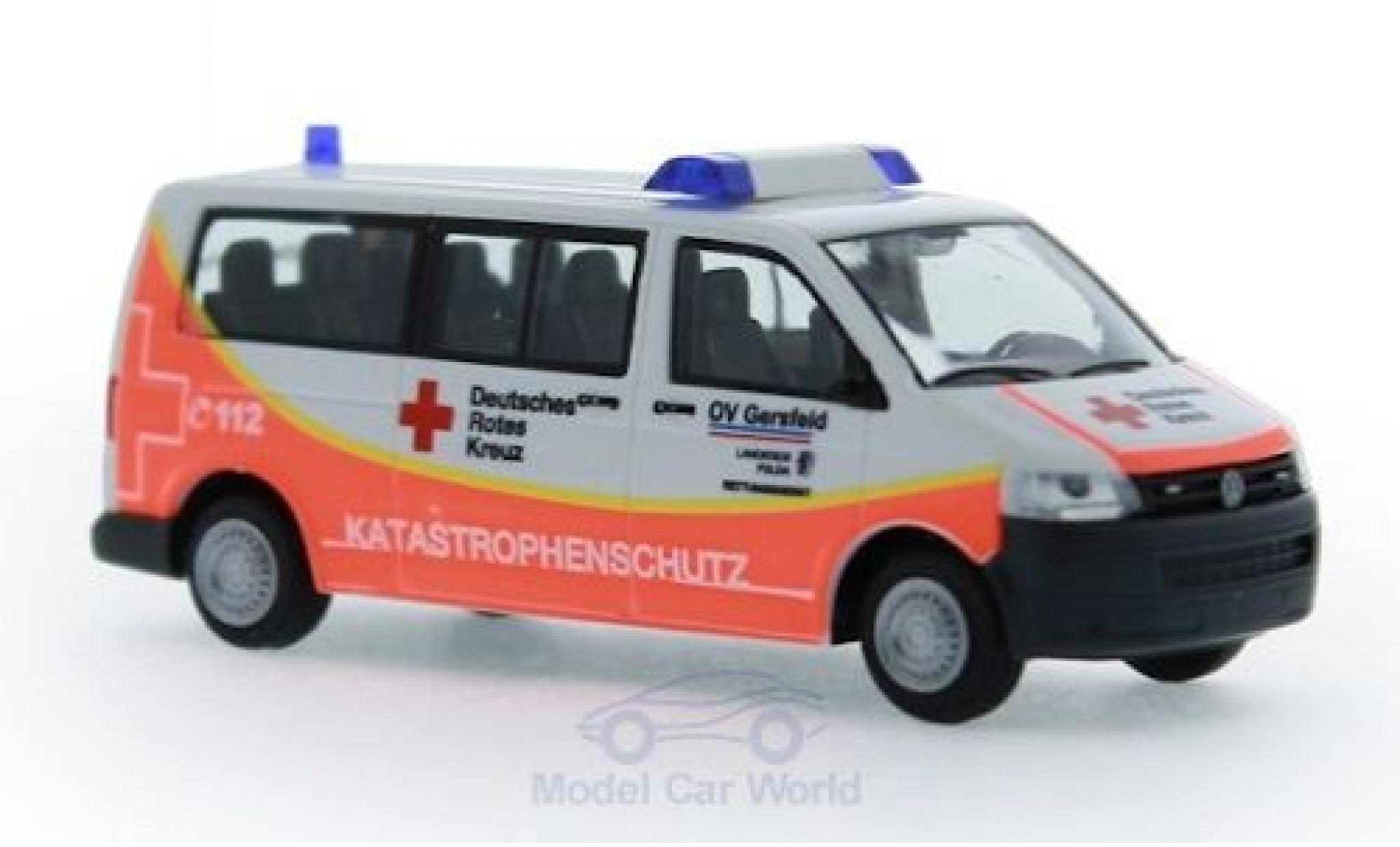 Volkswagen T5 1/87 Rietze DRK - Katastrophenschutz Gersfeld 2010 modellino in miniatura