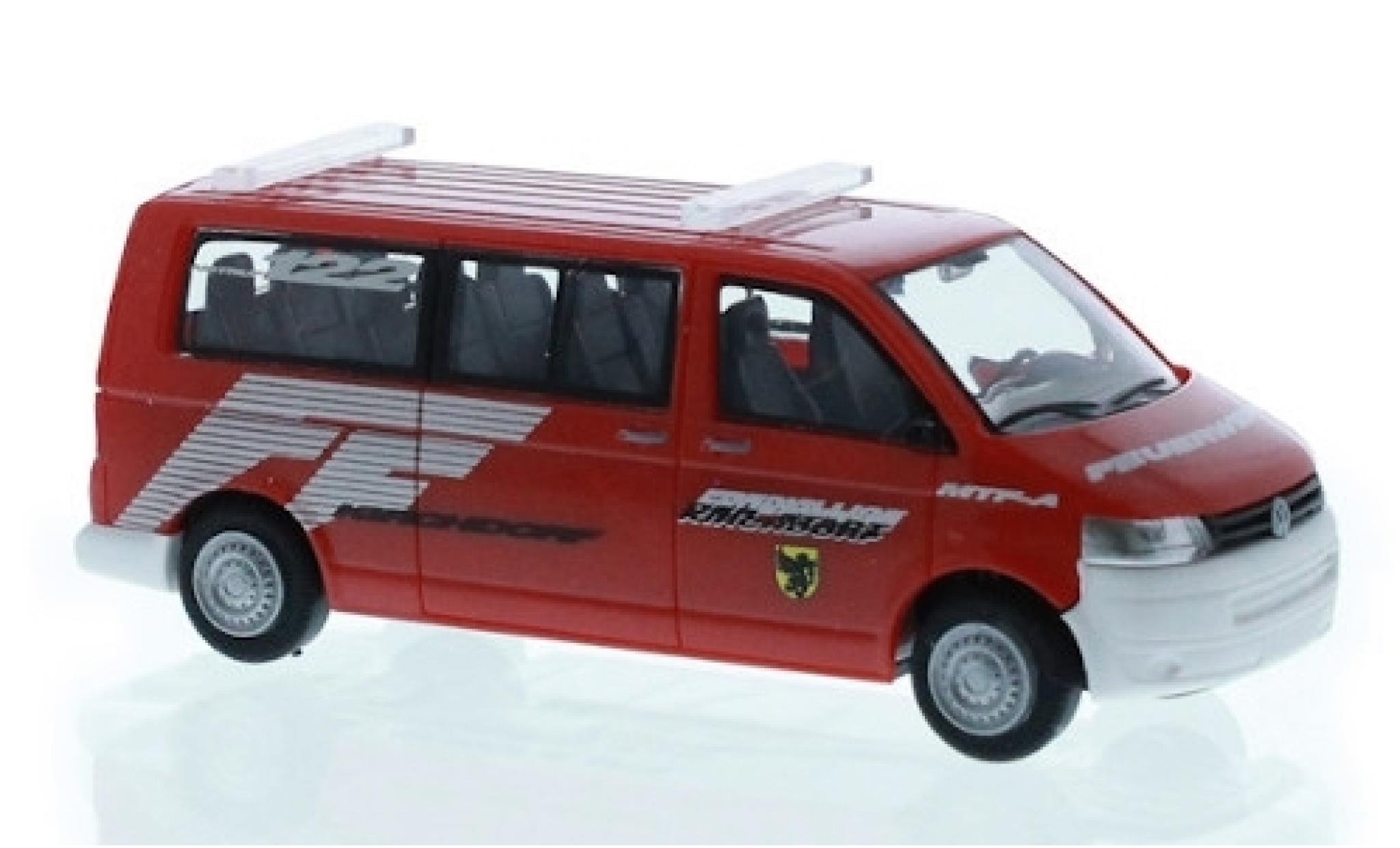 Volkswagen T5 1/87 Rietze Feuerwehr Kirchdorf 2010 modellino in miniatura