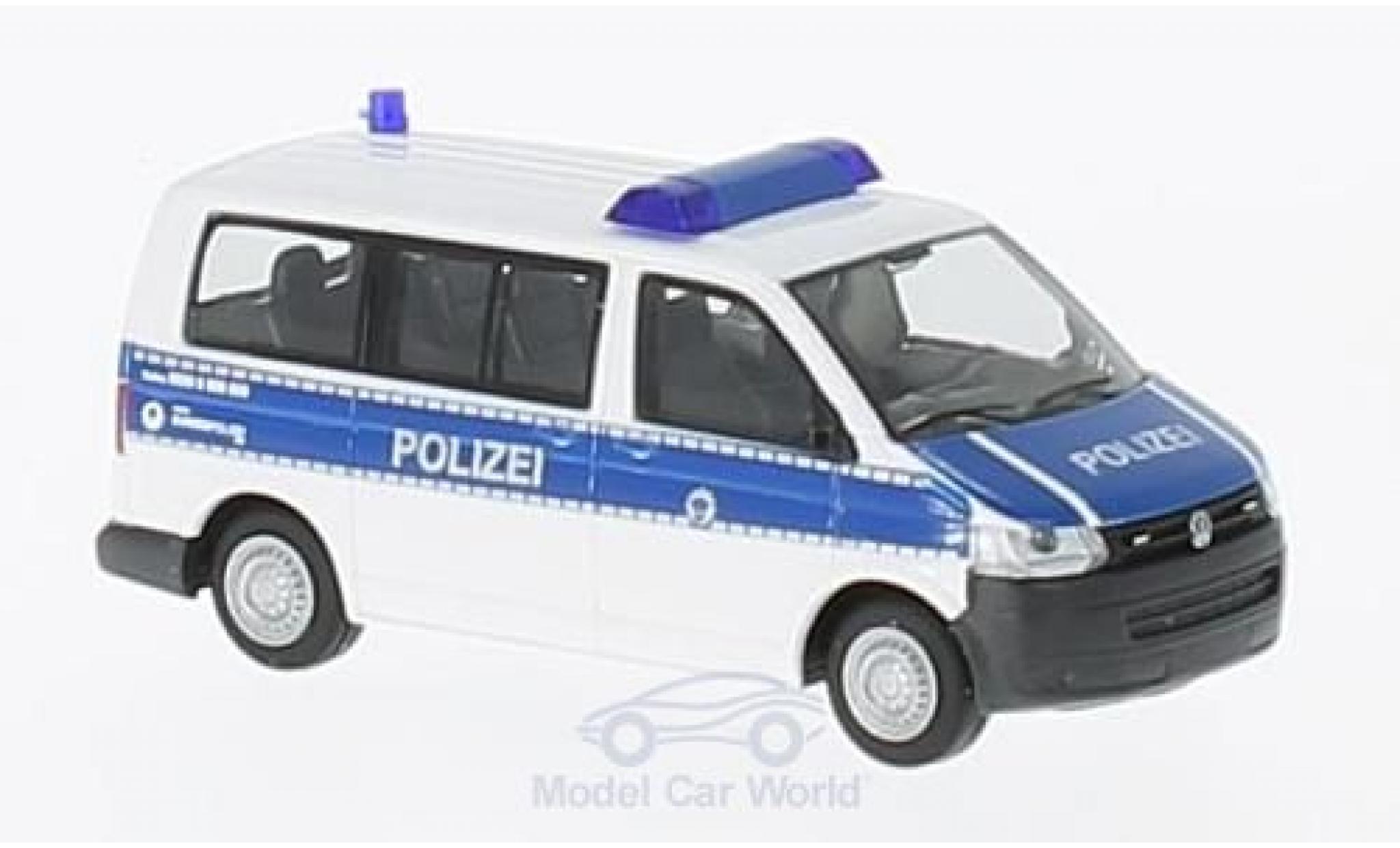 Volkswagen T5 1/87 Rietze GP Bundespolizei modellino in miniatura