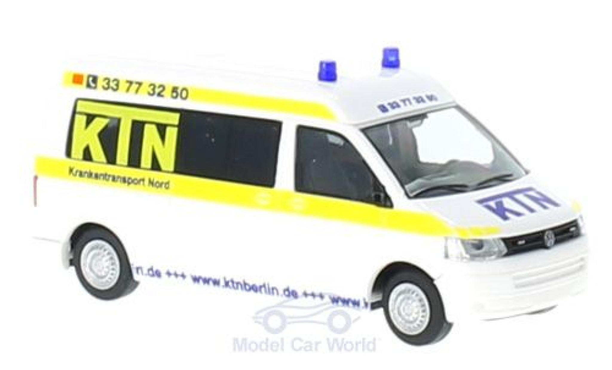 Volkswagen T5 1/87 Rietze GP Bus KTN Nord UG. Berlin modellino in miniatura