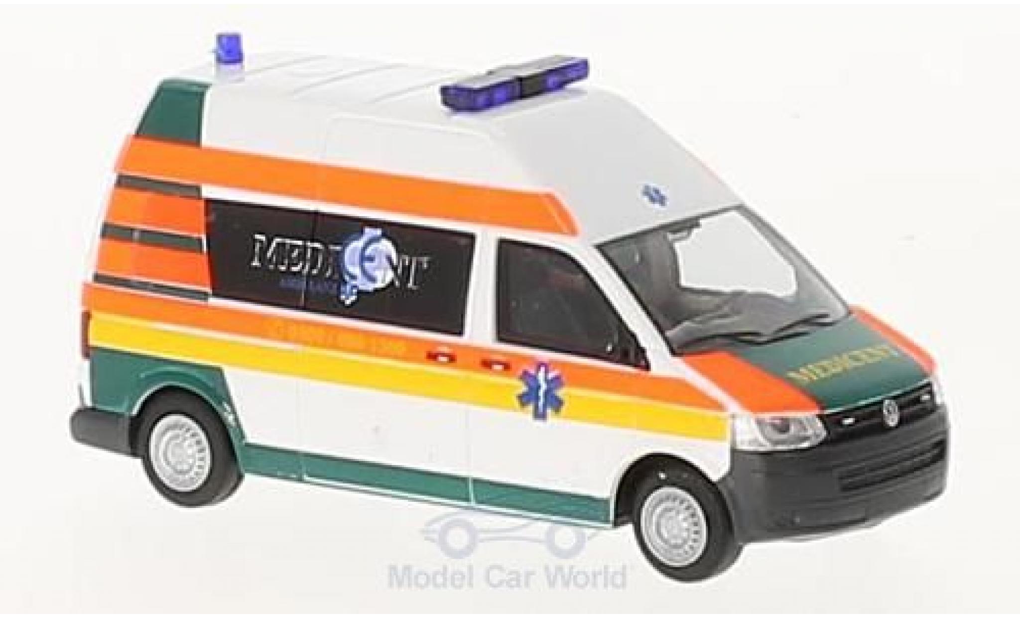 Volkswagen T5 1/87 Rietze GP Medicent Rettung Rotenburg modellino in miniatura