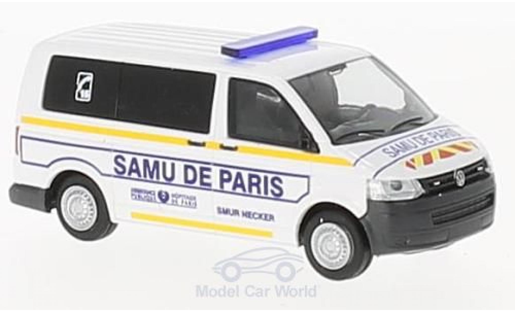 Volkswagen T5 1/87 Rietze GP Samu de Paris (FR) modellino in miniatura