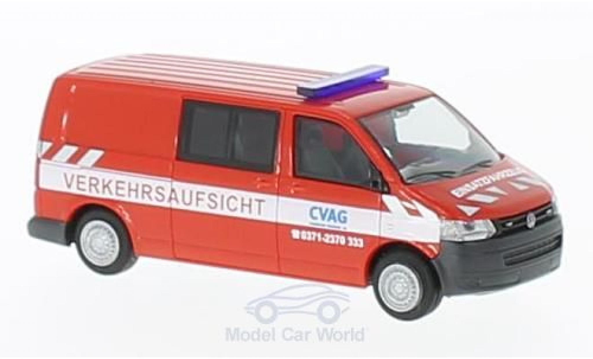 Volkswagen T5 1/87 Rietze GP Verkehrsaufsicht Chemnitz modellino in miniatura