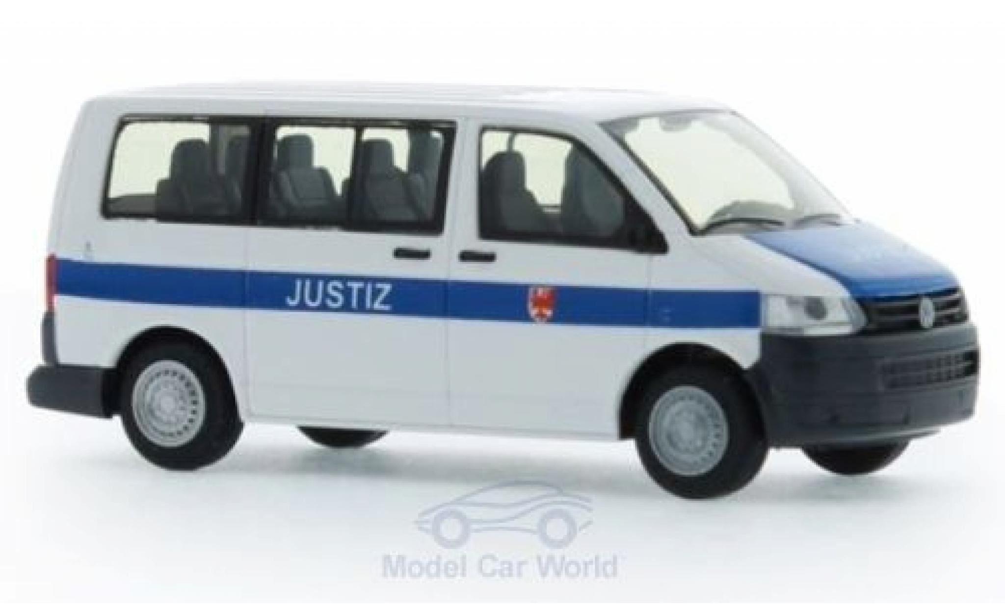 Volkswagen T5 1/87 Rietze Justiz Brandenburg 2010 modellino in miniatura