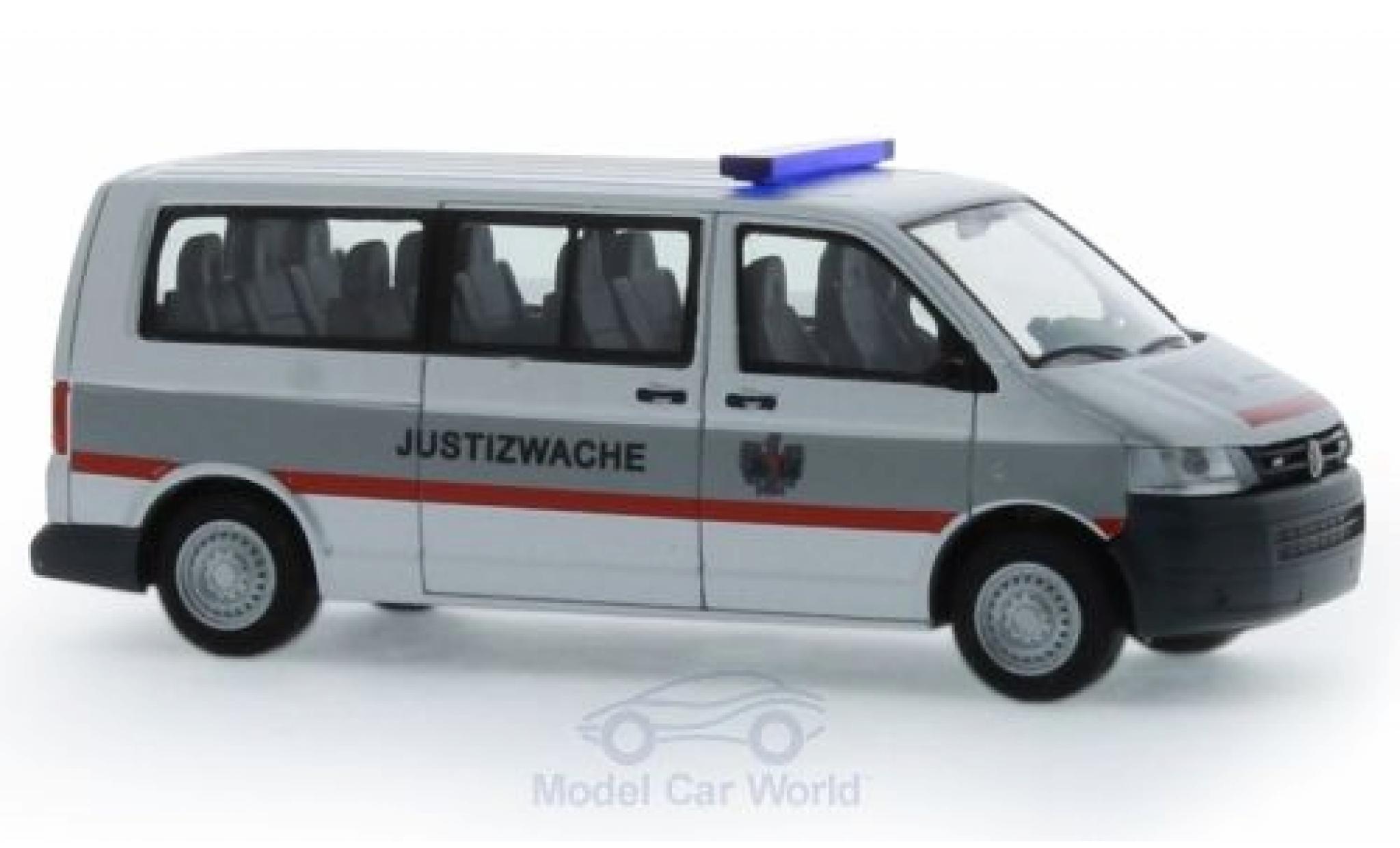 Volkswagen T5 1/87 Rietze Justizwache 2010 modellino in miniatura