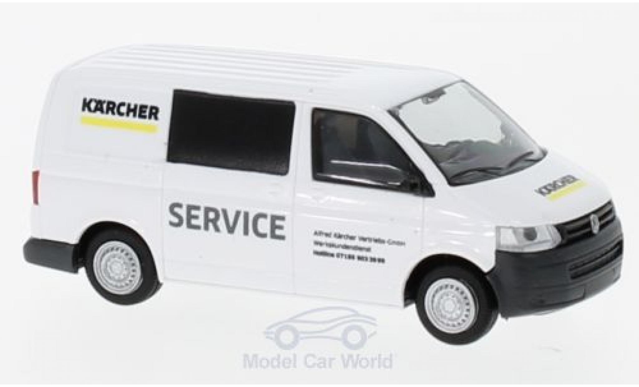 Volkswagen T5 1/87 Rietze Kärcher Service 2010 modellino in miniatura