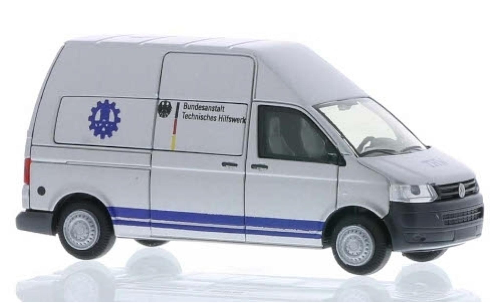 Volkswagen T5 1/87 Rietze Kasten HD THW Berlin modellino in miniatura
