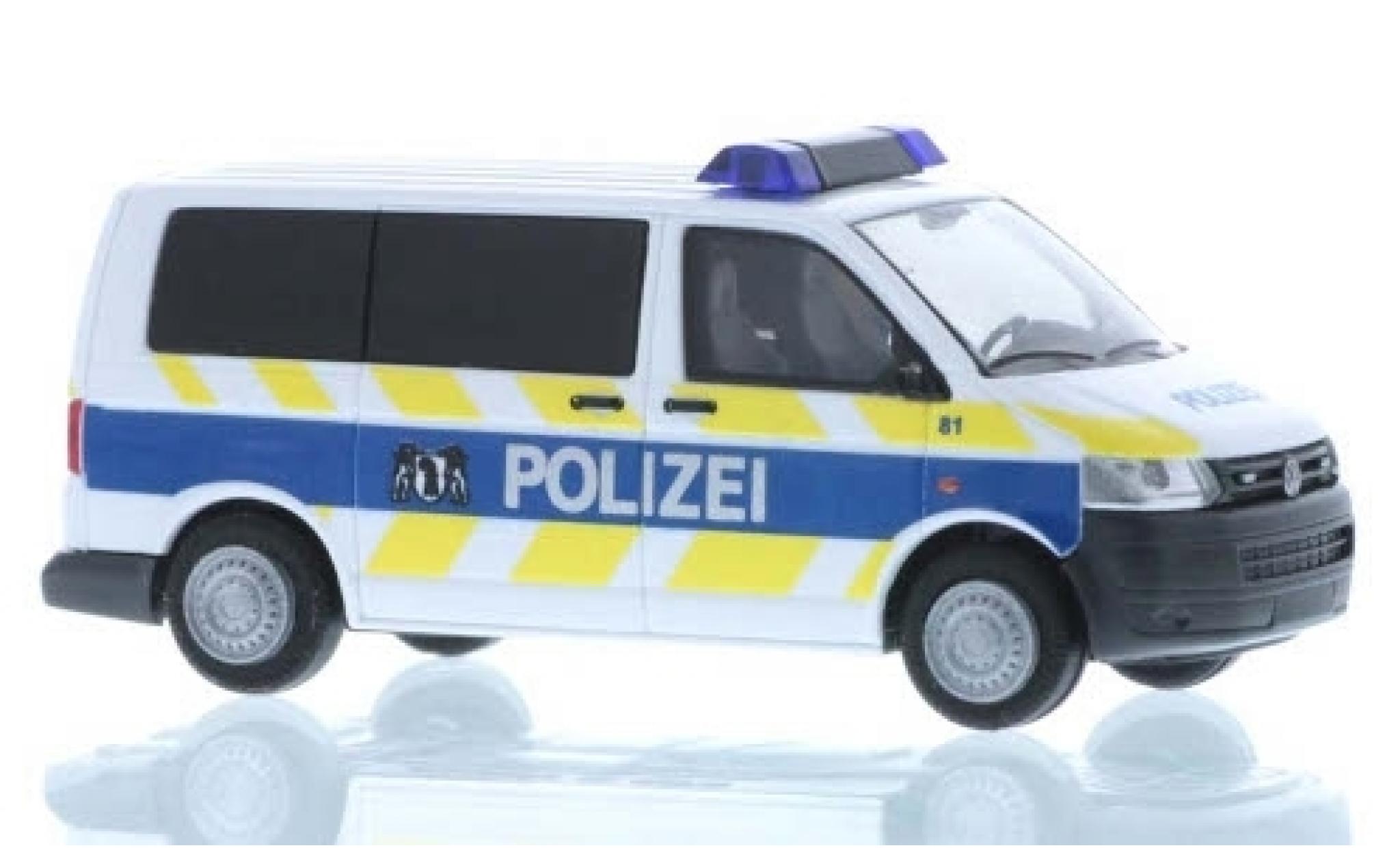 Volkswagen T5 1/87 Rietze Polizei Basel Stadt 2010 modellino in miniatura