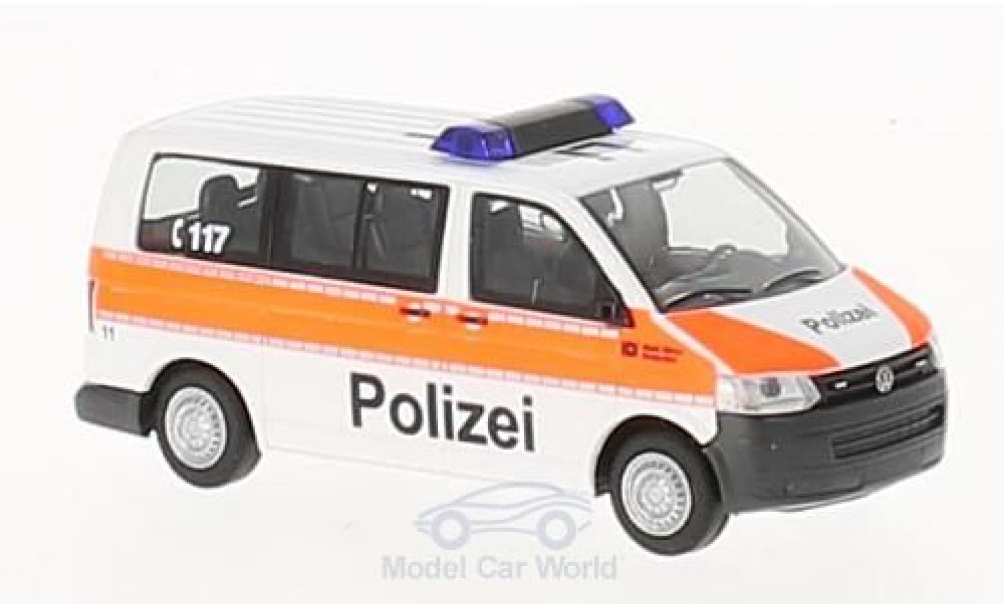 Volkswagen T5 1/87 Rietze Stadtpolizei Zürich 2010 modellino in miniatura