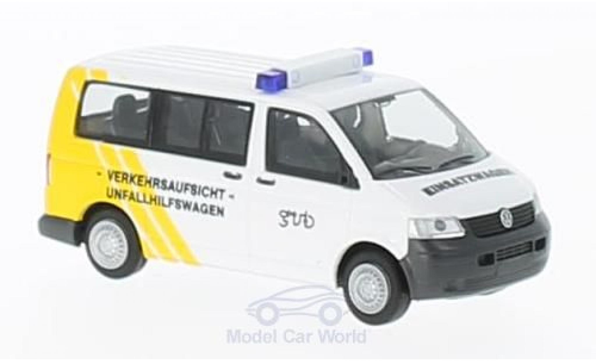 Volkswagen T5 1/87 Rietze Verkehrsaufsicht Gera modellino in miniatura