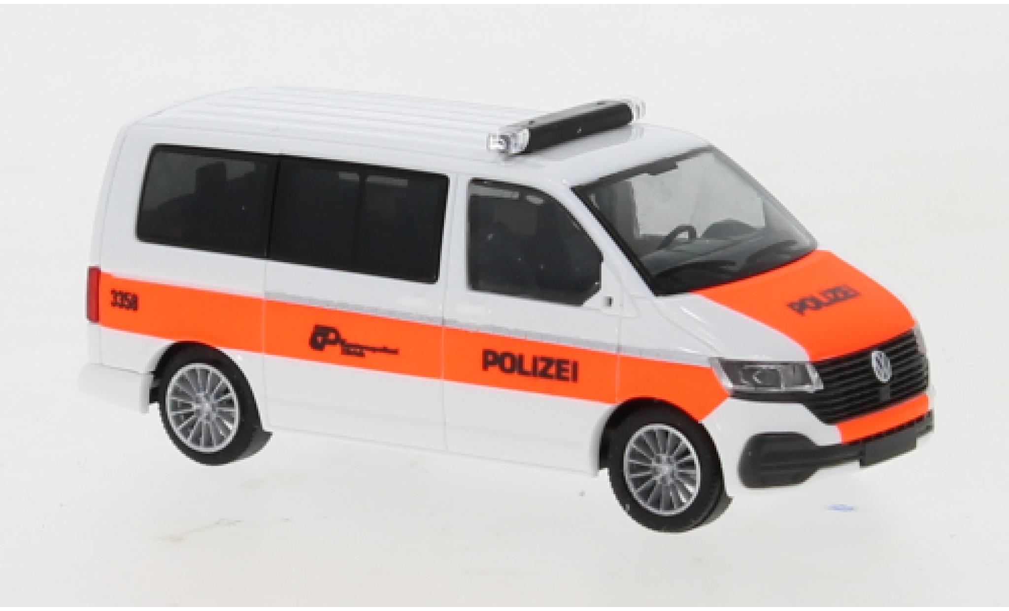 Volkswagen T6 1/87 Rietze .1 Bus Kantonspolizei Zürich modellino in miniatura