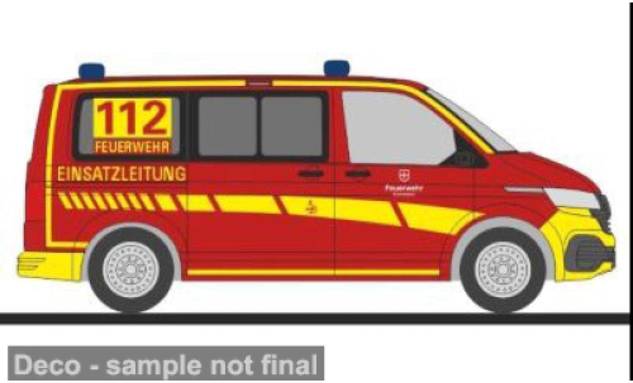 Volkswagen T6 1/87 Rietze .1 FW Konstanz 1:87 modellino in miniatura