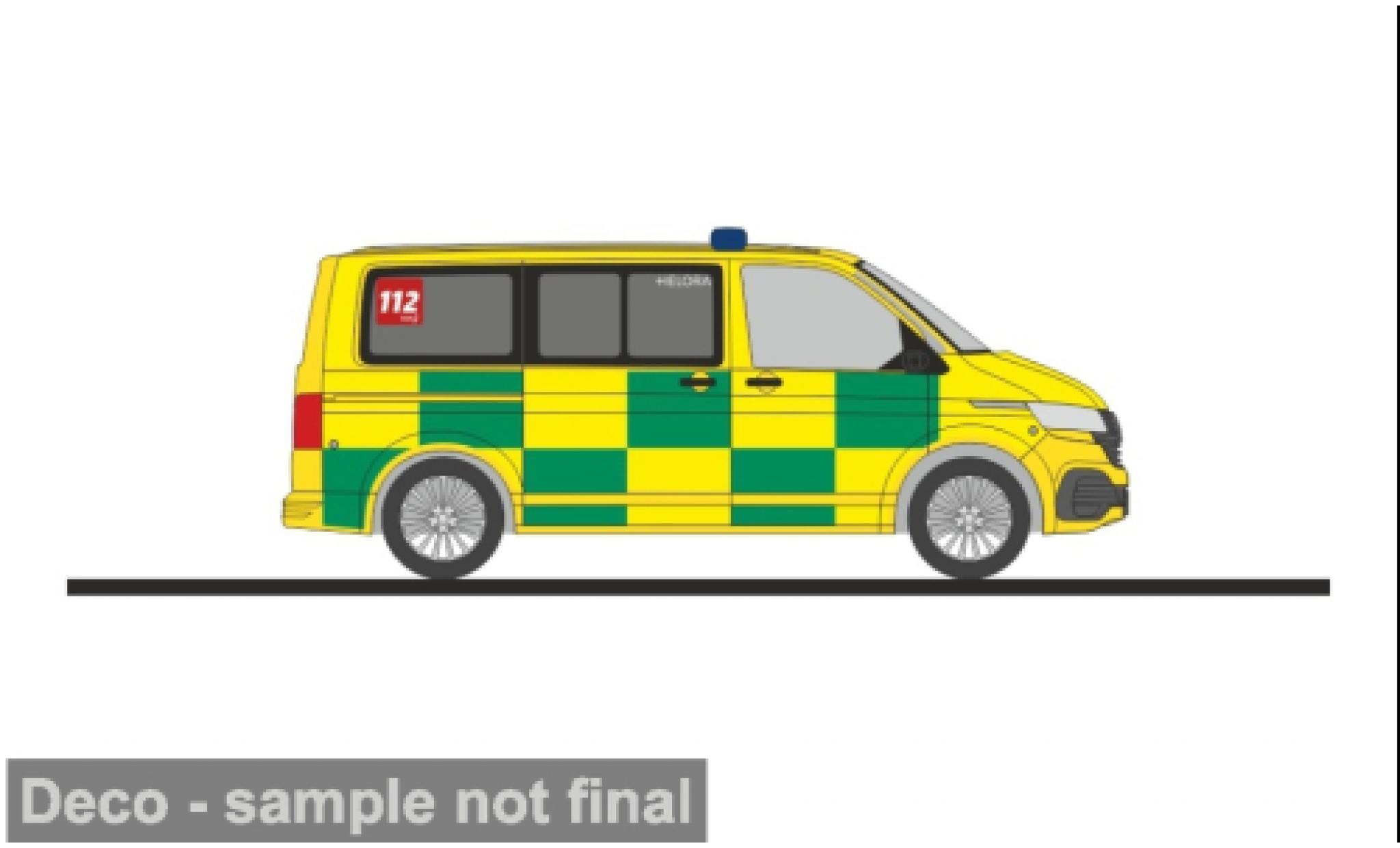 Volkswagen T6 Rietze .1 SMUR 112 1:87 modellino in miniatura