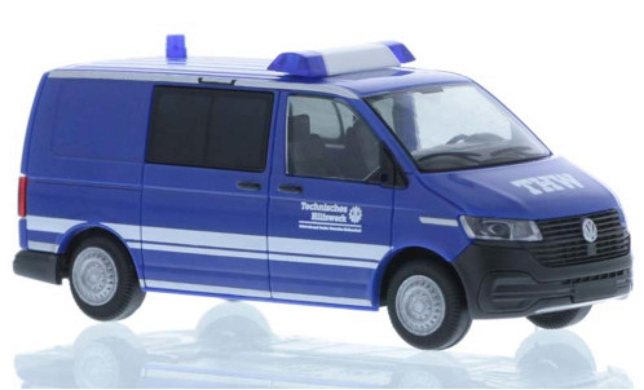 Volkswagen T6 1/87 Rietze .1 THW Berlin court- empattement modellino in miniatura