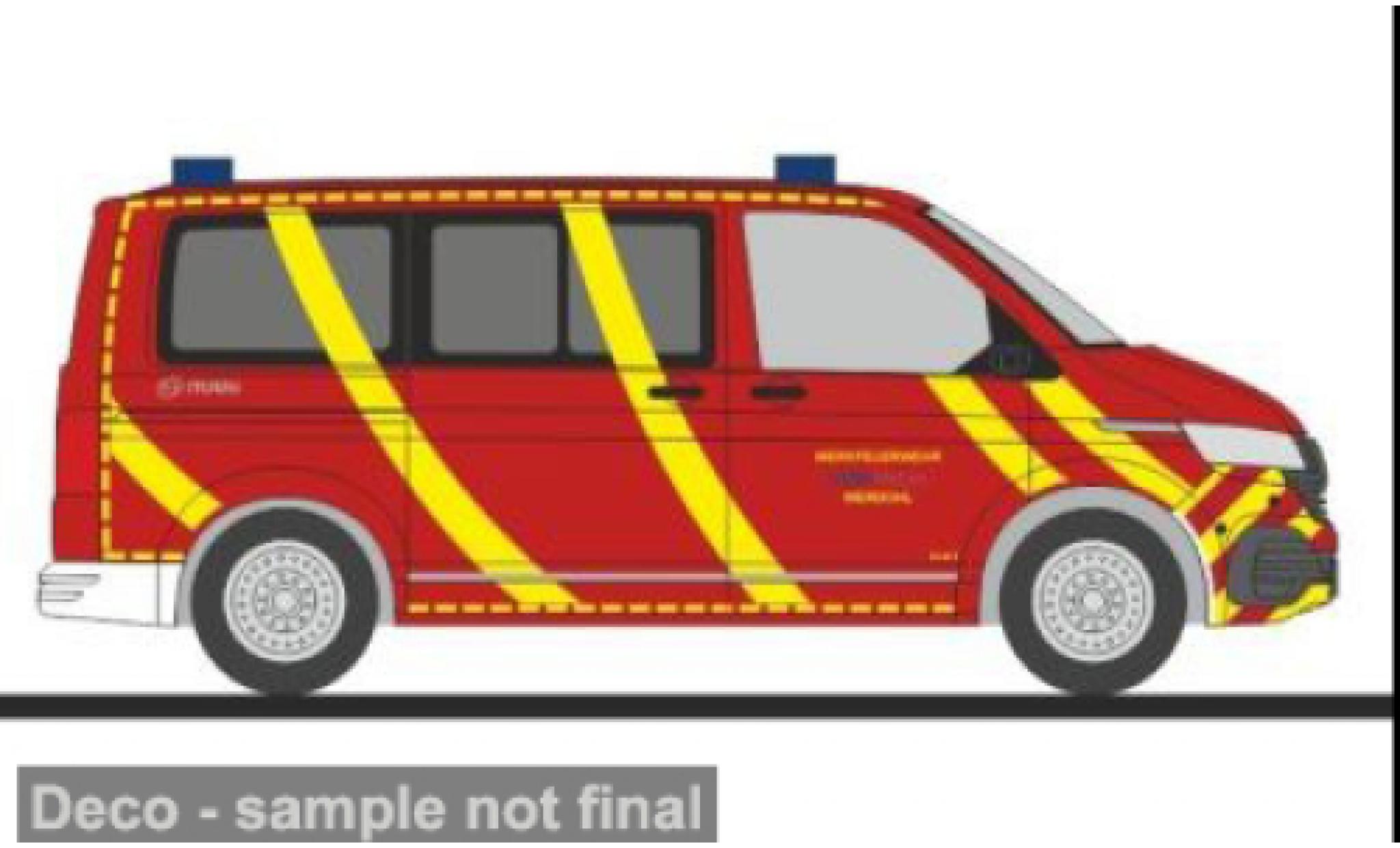 Volkswagen T6 Rietze .1 Werkfeuerwehr VDM Metals Werdohl 1:87 modellino in miniatura