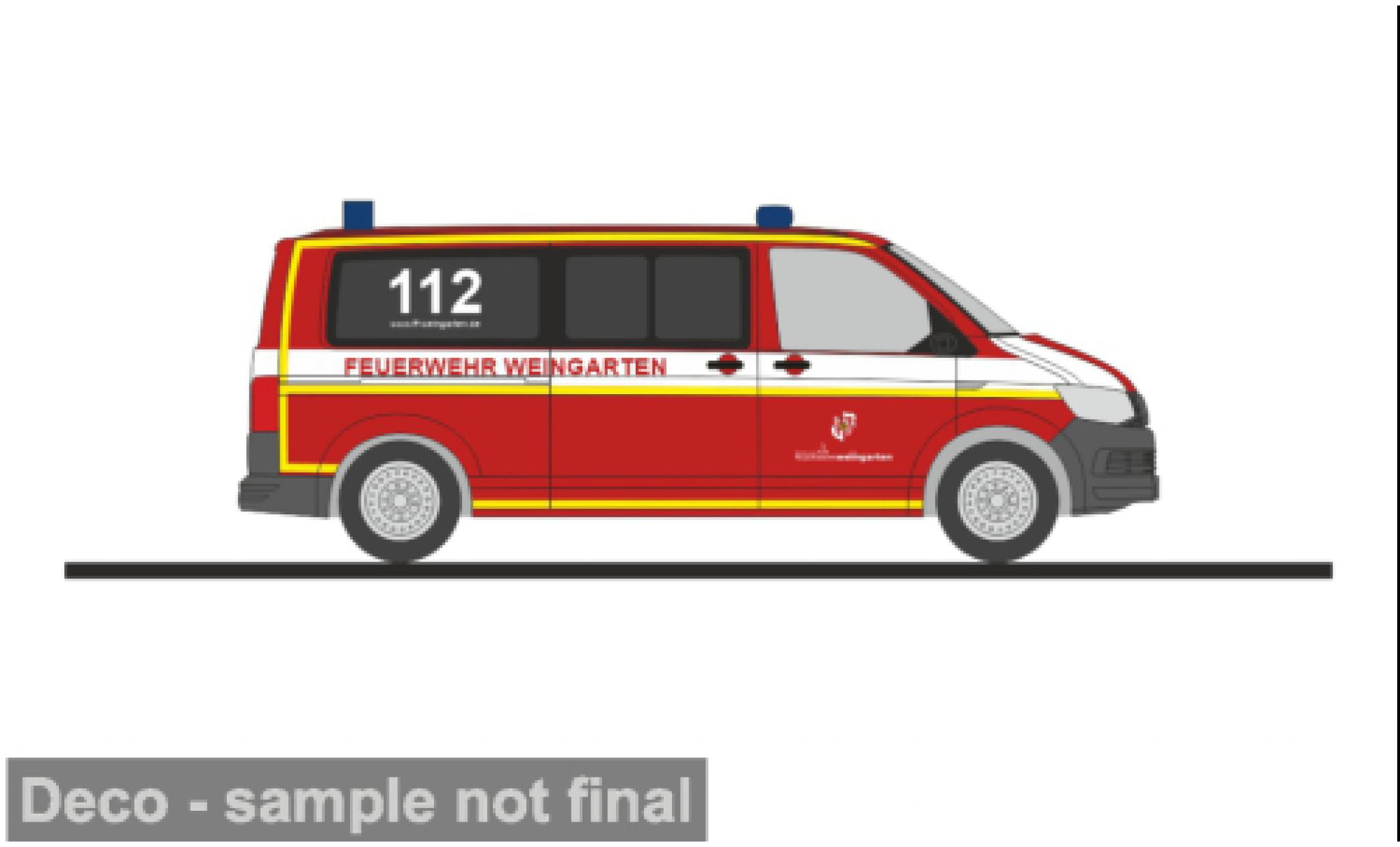 Volkswagen T6 1/87 Rietze FW Weingarten 1:87 modellino in miniatura