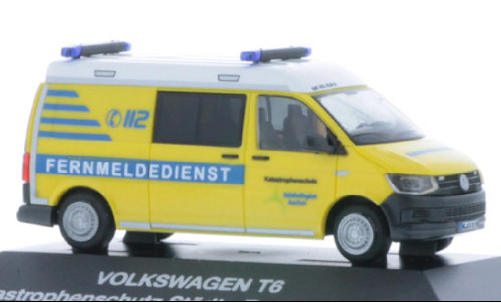 Volkswagen T6 1/87 Rietze Katastrophenschutz Städte Region Aachen modellino in miniatura