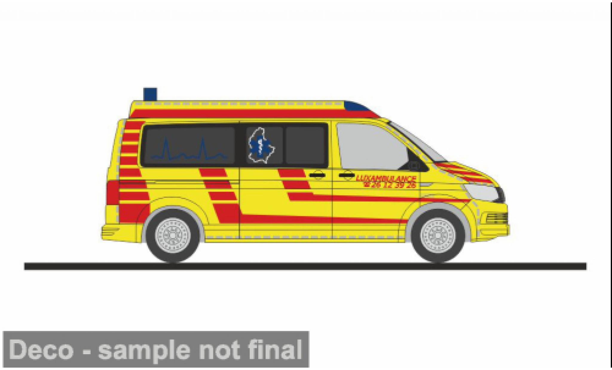 Volkswagen T6 1/87 Rietze Luxambulance (L) 1:87 modellino in miniatura