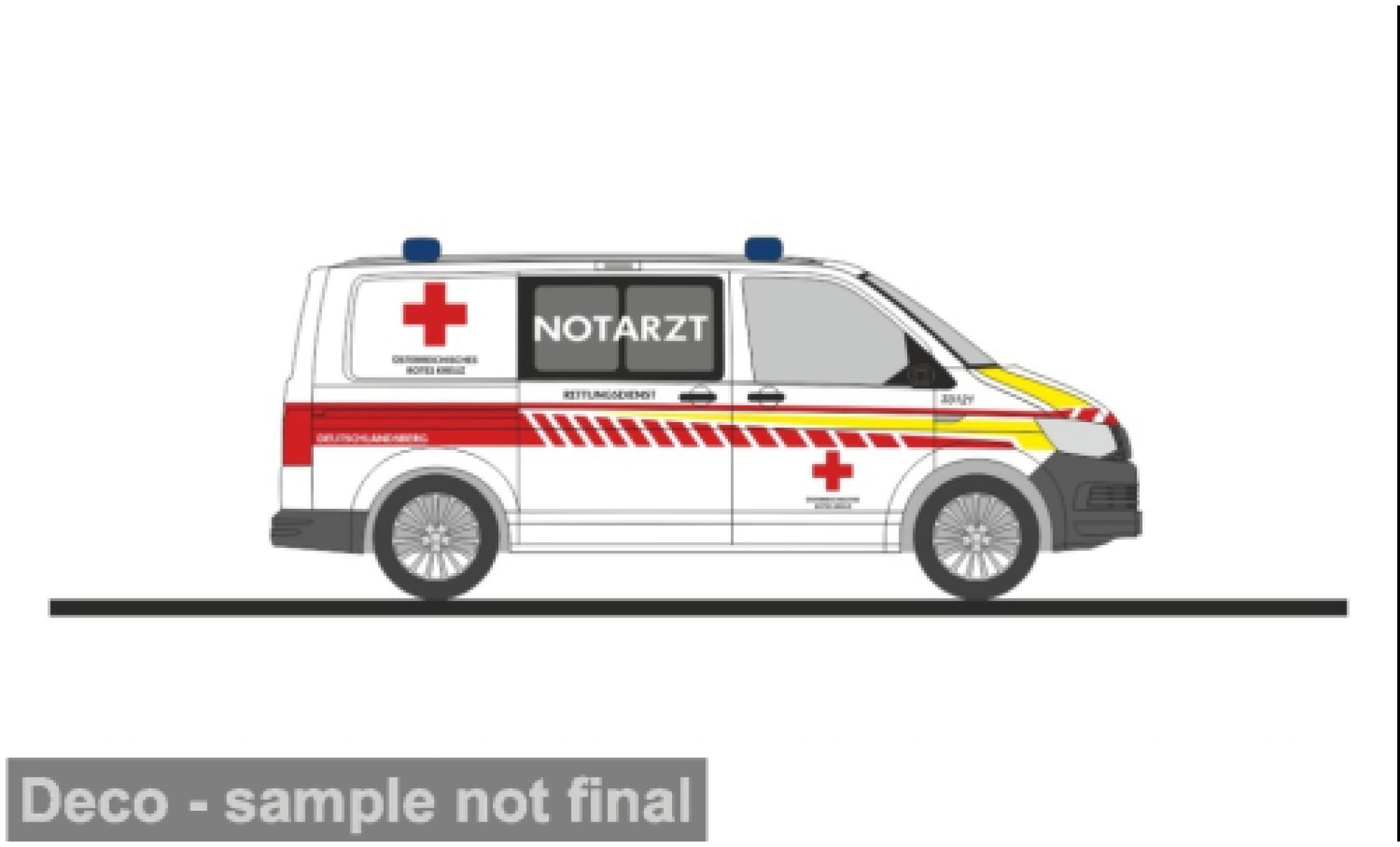 Volkswagen T6 Rietze Notarzt ÖRK (D) 1:87 modellino in miniatura