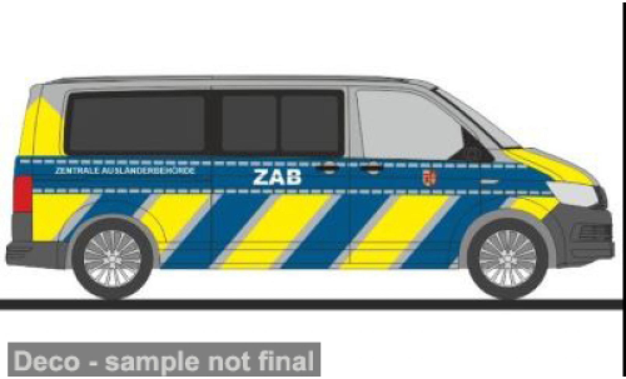 Volkswagen T6 1/87 Rietze ZAB Kreis Coesfeld 1:87 modellino in miniatura