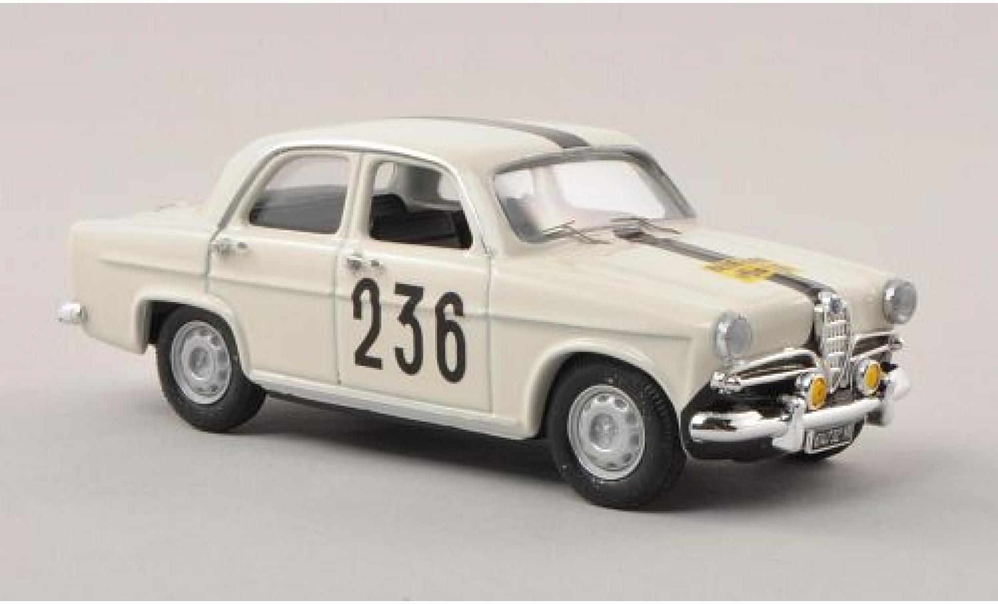 Alfa Romeo Giulietta 1/43 Rio T.I. No.236 Rallye Genf 1963 A.Cavallari modellino in miniatura