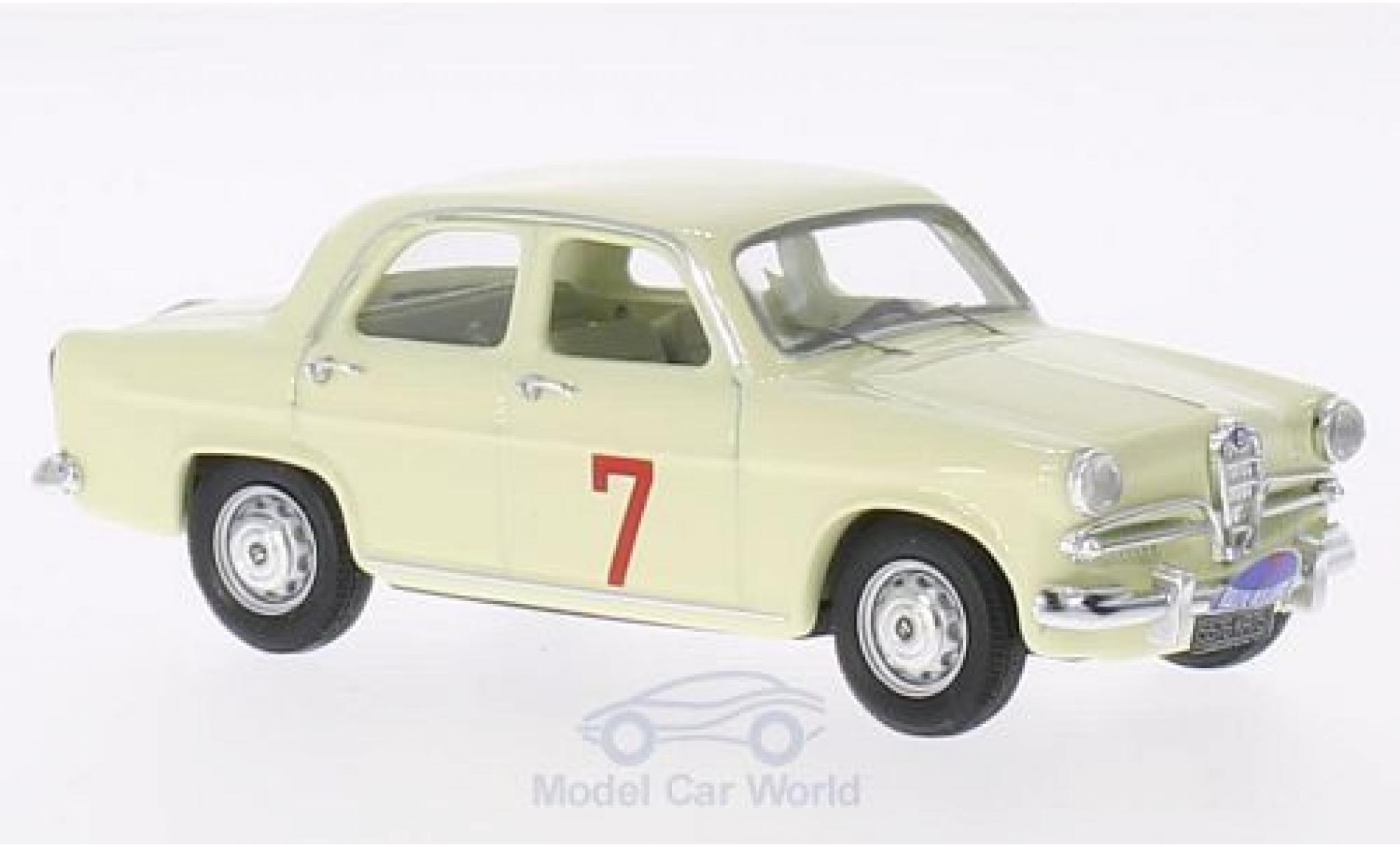 Alfa Romeo Giulietta 1/43 Rio T.I. No.7 Rally des Lions 1961 modellino in miniatura