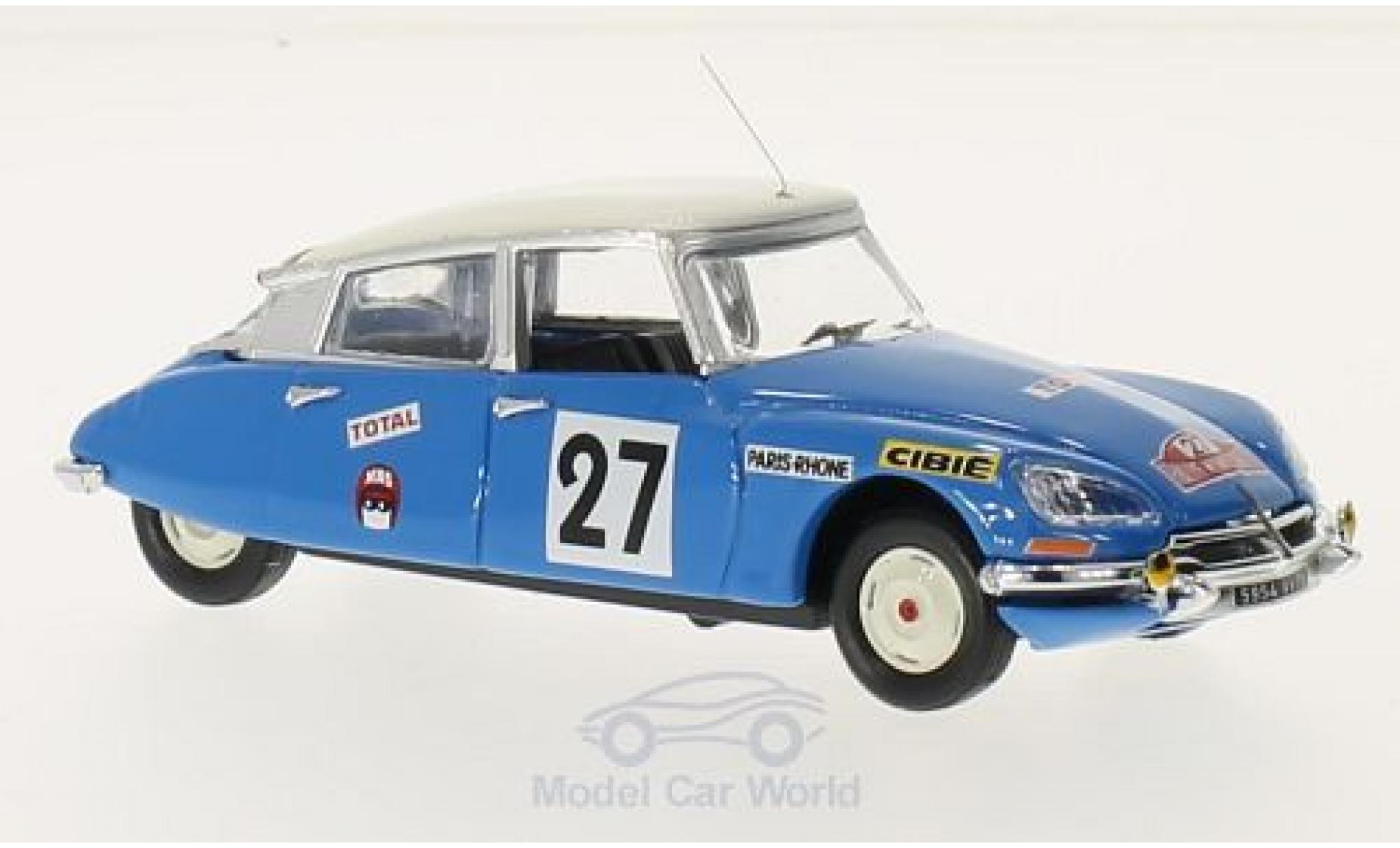 Citroen DS 21 1/43 Rio 21 No.27 Rallye Monte-Carlo 1970 N.Pouderoux/R.Vincent modellino in miniatura