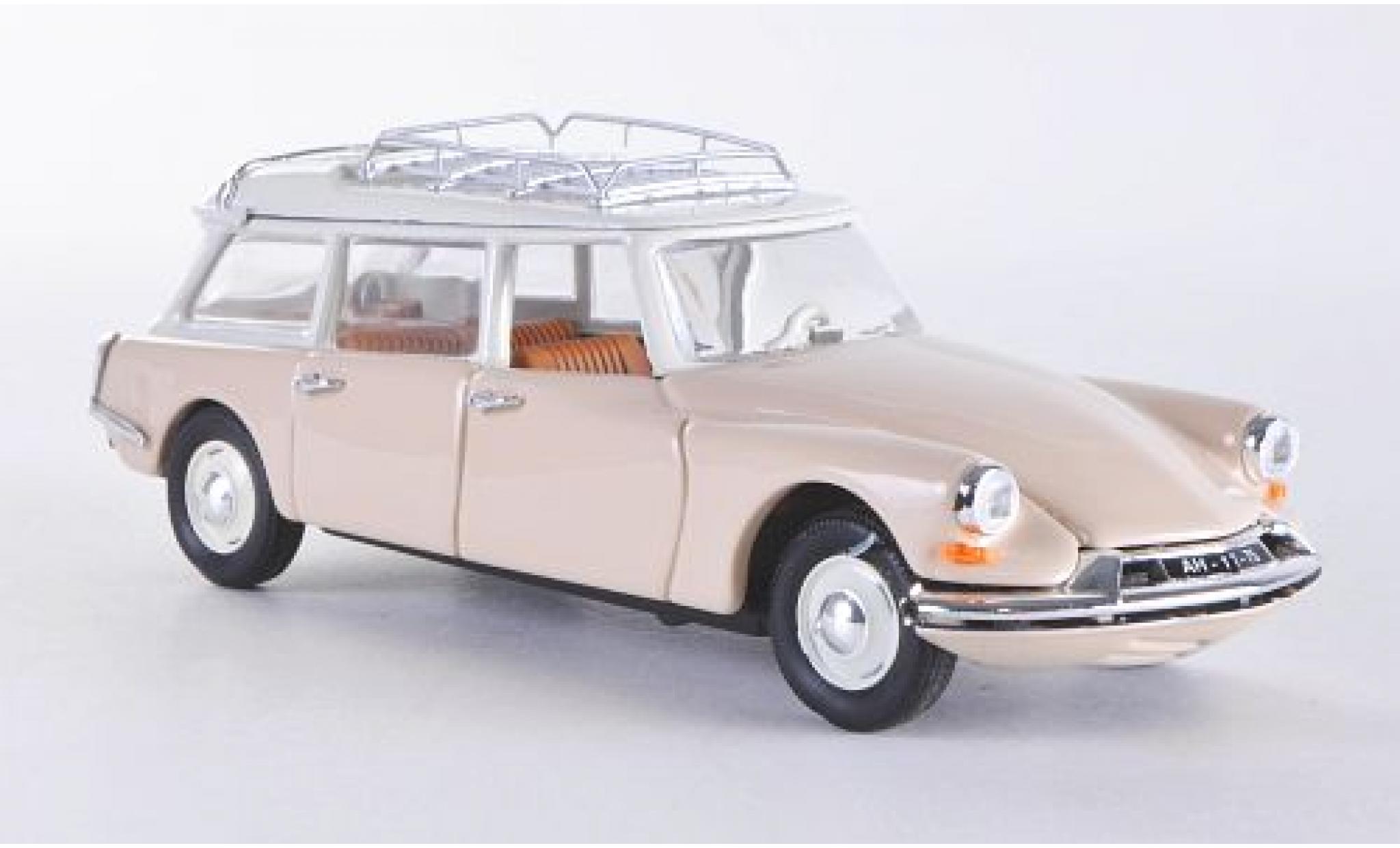 Citroen ID 19 1/43 Rio Break beige 1958 modellino in miniatura