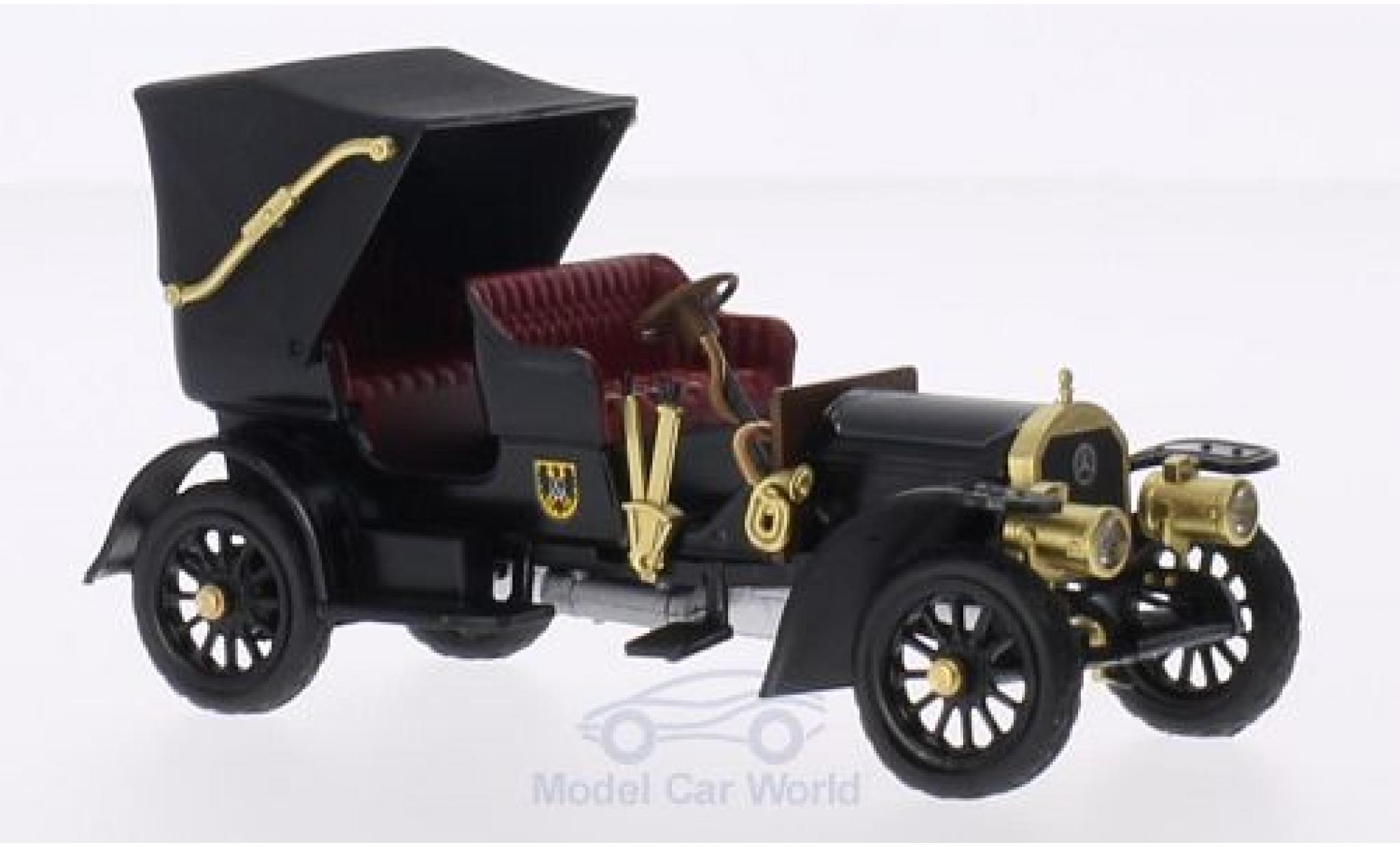 Mercedes Simplex 1/43 Rio nero/Dekor RHD 1902 Kaiser Wilhelm II. mit Figur modellino in miniatura