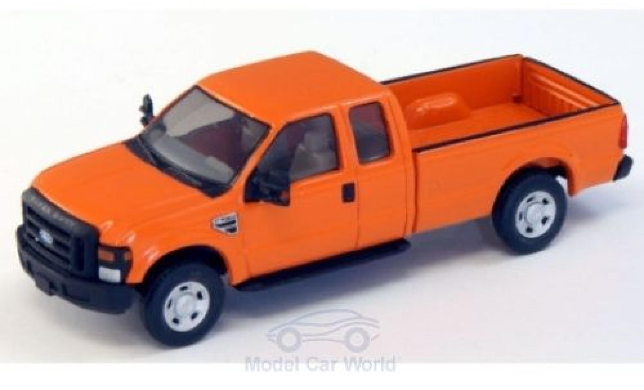 Ford F-250 1/87 River Point XLT Super Cab orange 2008 modellino in miniatura