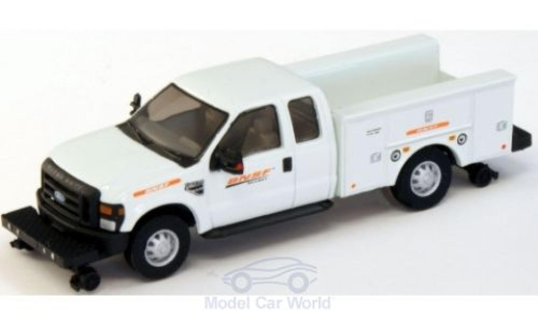 Ford F-350 1/87 River Point XLT Super Cab Utility Hi-Rail Truck BNSF 2008 modellino in miniatura