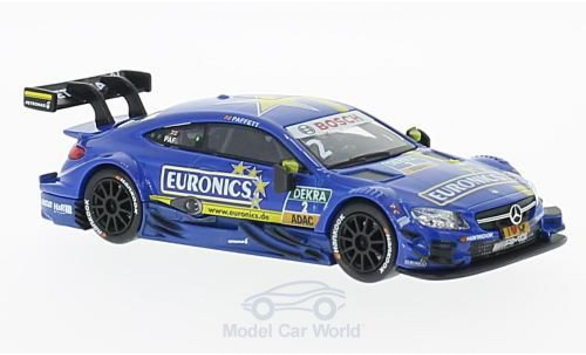 Mercedes Classe C DTM 1/43 RMZ Hobby AMG C 63 DTM No.2 DTM G.Paffett modellino in miniatura