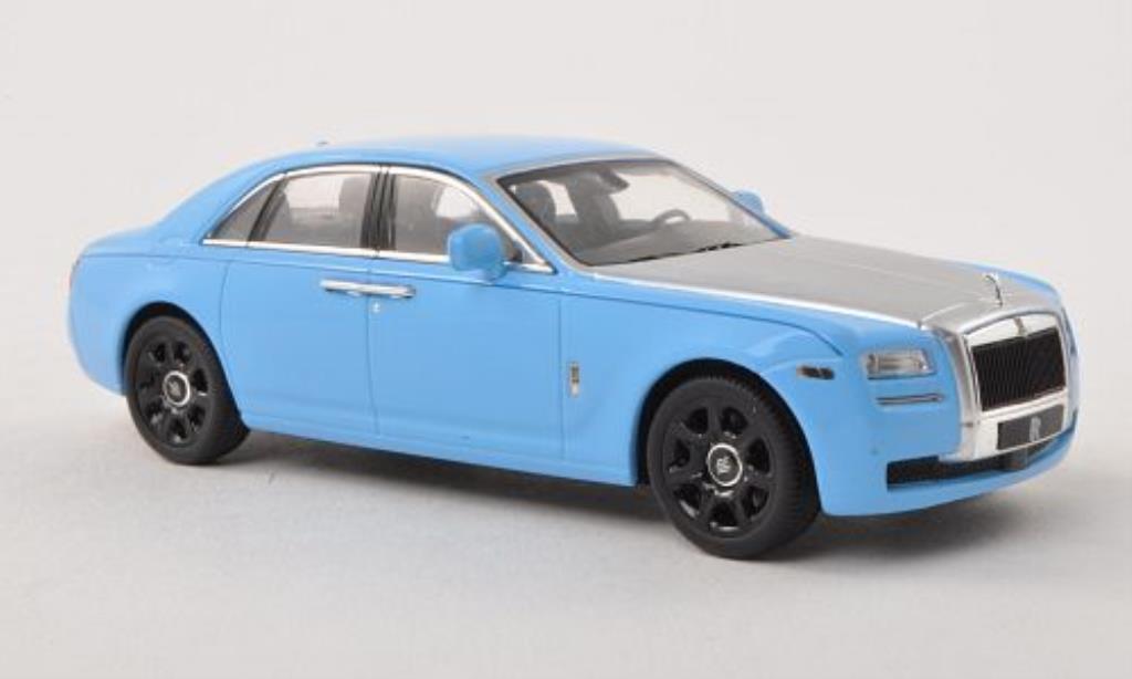 Rolls Royce Ghost 1/43 IXO blu/grigio LHD modellino in miniatura