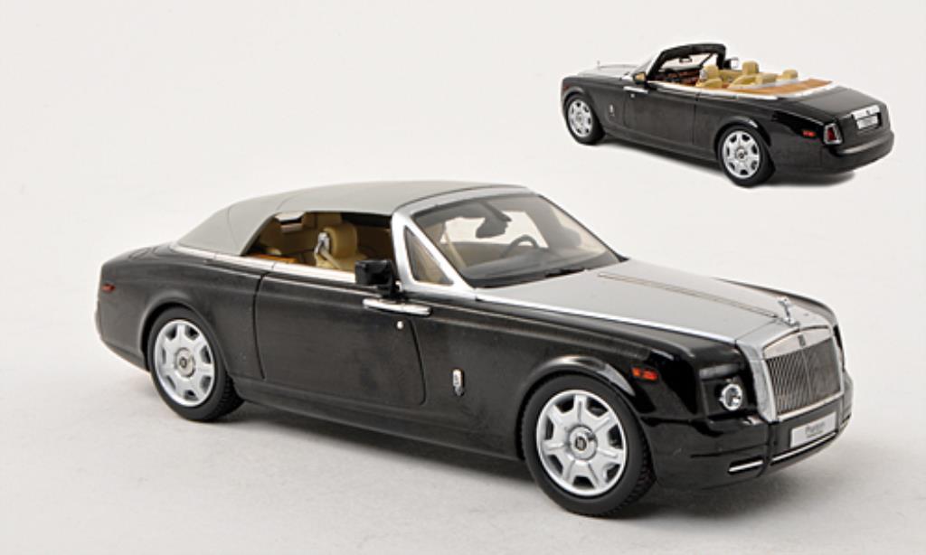 Rolls Royce Phantom 1/43 Kyosho Drophead Coupe nero/grigio LHD modellino in miniatura