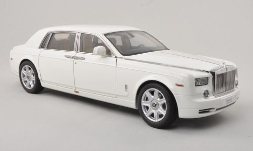 Rolls Royce Phantom 1/18 Kyosho EWB bianco LHD modellino in miniatura