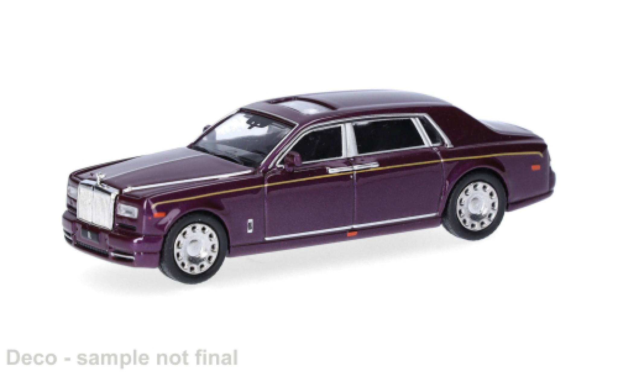 Rolls Royce Phantom 1/87 Micro City 87 violett 1:87 modellino in miniatura