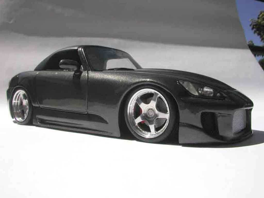 Honda S2000 1/18 Maisto nero kit carrosserie tuning modellino in miniatura
