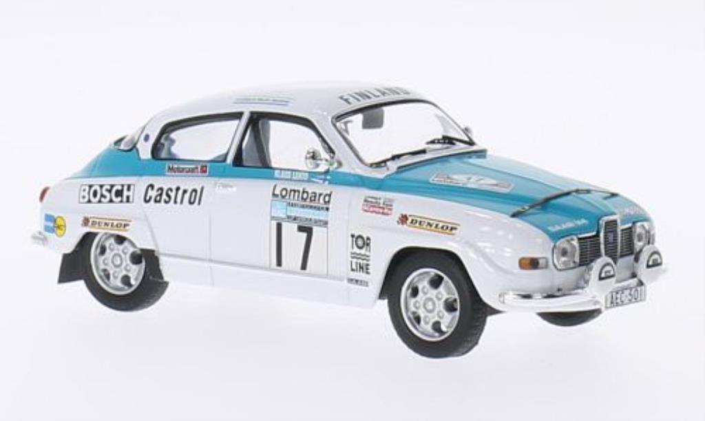 Saab 96 1/43 IXO V4 No.17 RAC Rally 1974 /K.Lehto modellino in miniatura