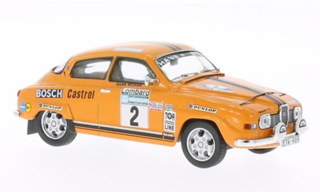 Saab 96 1/43 IXO V4 No.2 RAC Rally 1974 /H.Sylvan modellino in miniatura