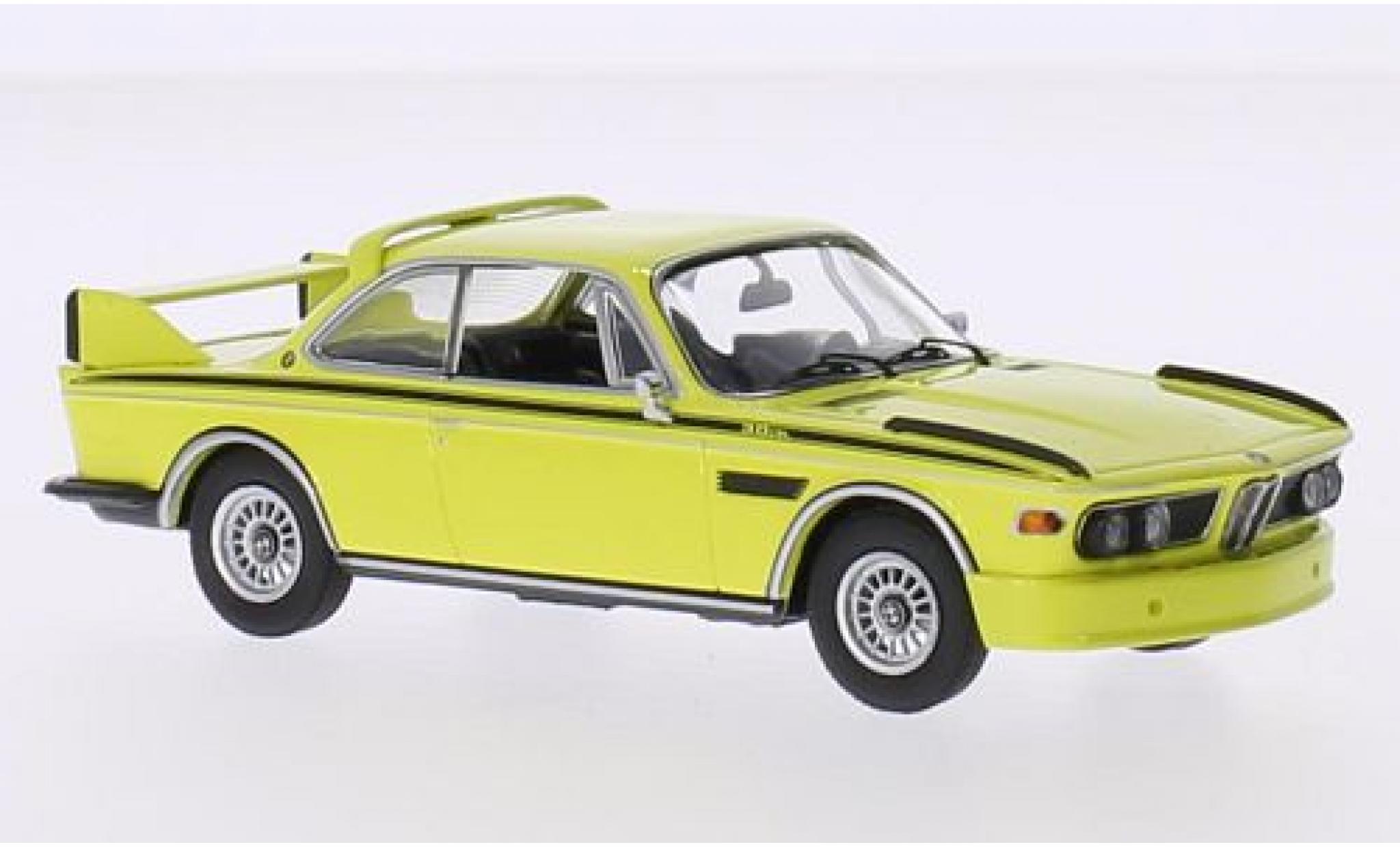 Bmw 3.0 1/43 Schuco (E9) CSL giallo/Dekor modellino in miniatura