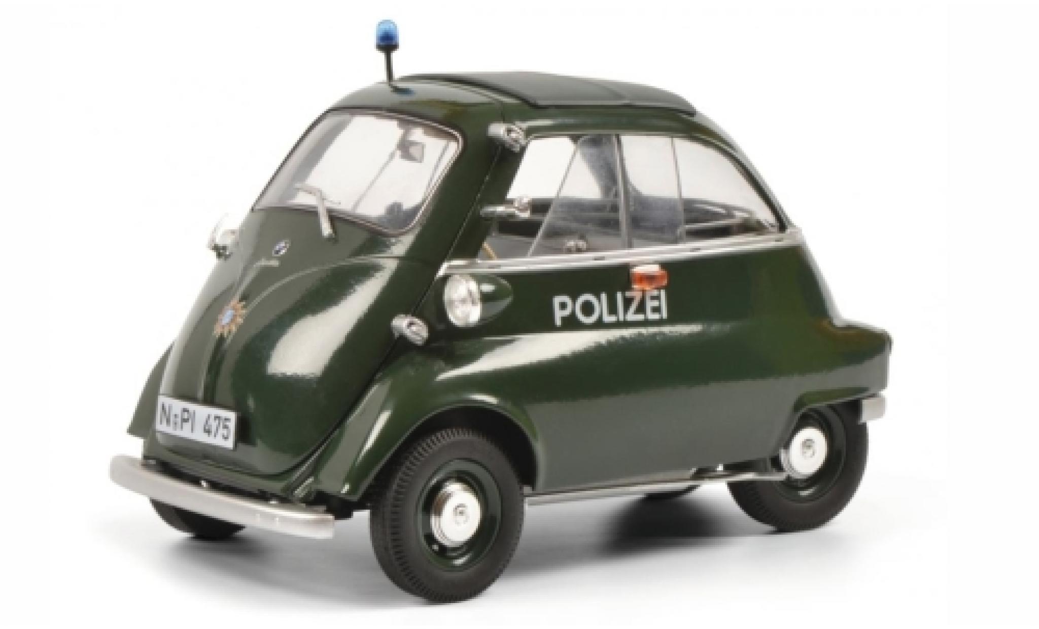 Bmw Isetta 1/18 Schuco 250 Export Polizei (D) 1955 modellino in miniatura
