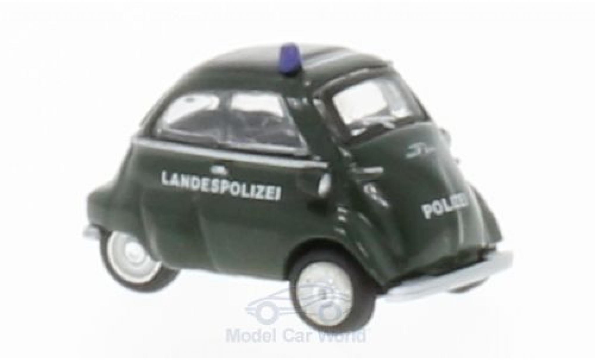 Bmw Isetta 1/87 Schuco Landespolizei modellino in miniatura