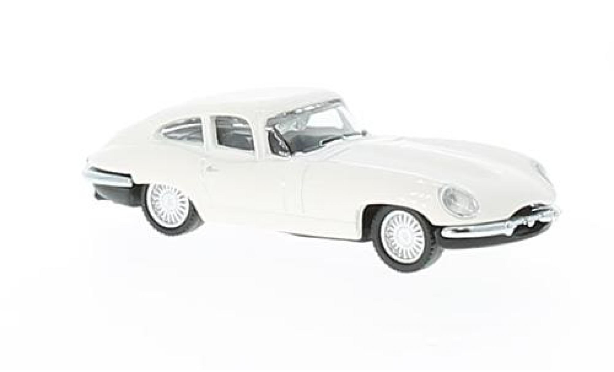 Jaguar E-Type 1/87 Schuco bianco modellino in miniatura
