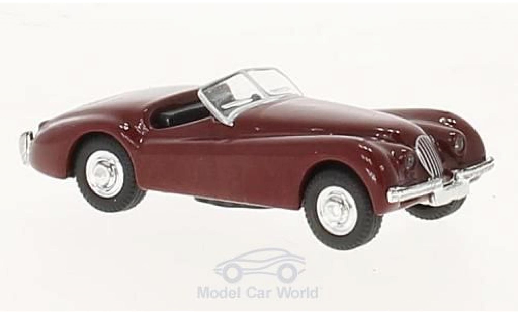 Jaguar XK 120 1/87 Schuco 120 rosso modellino in miniatura